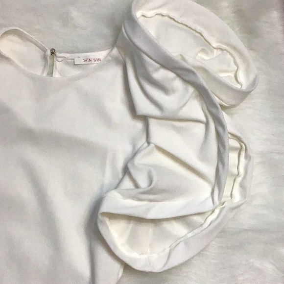 Basic Ruffle Top🛍 - Picture 3 of 5